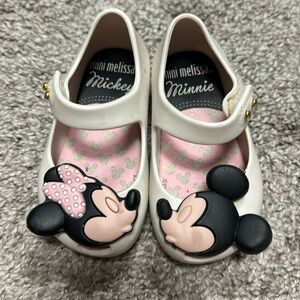 Mini Melissa Mickey & Minnie toddler shoes